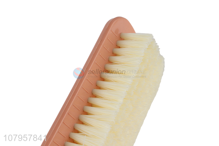 Factory price pink plastic laundry brush soft bristle brush