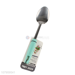 Wholesale Long Handle Meal Spoon Stainless Steel Rice Scoop