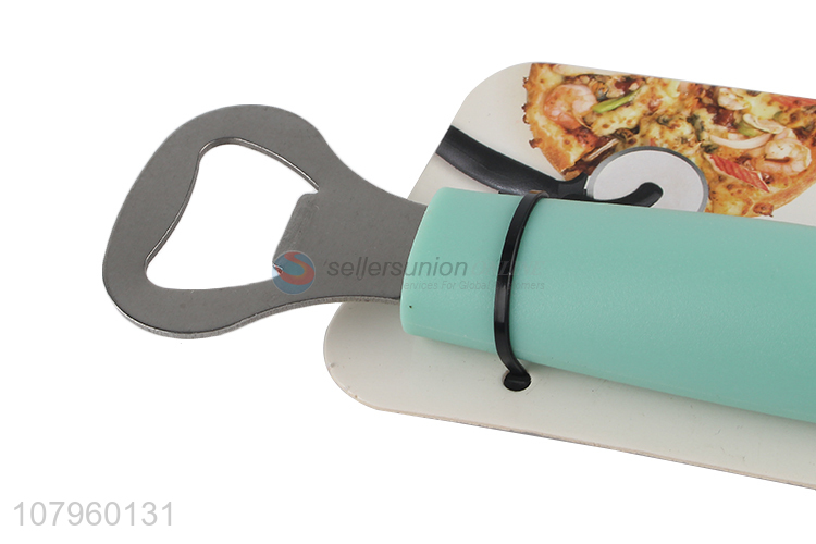 High Quality Plastic Handle Stainless Steel Bottle Opener