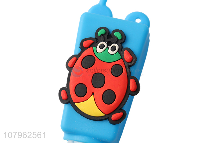 Best selling fruits aroma kids travel hand gel with silicone holder