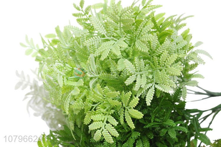 China wholesale green mimosa flower arrangement decoration accessories