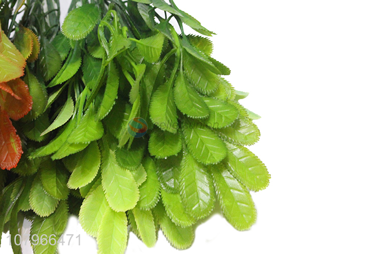 Wholesale green creative grapefruit leaf home simulation plant decoration