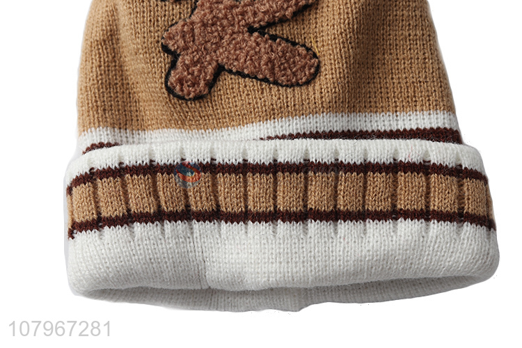 Yiwu market baby infant knitted cap knitting beanie for autumn winter