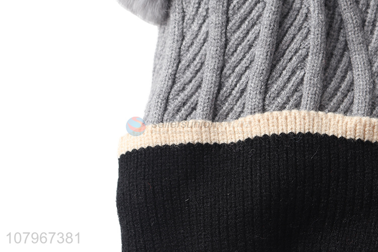 Recent product toddler winter outdoor caps kids knitted beanie hats