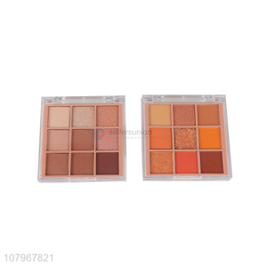 China wholesale 9color lady custom eyeshadow palette for sale