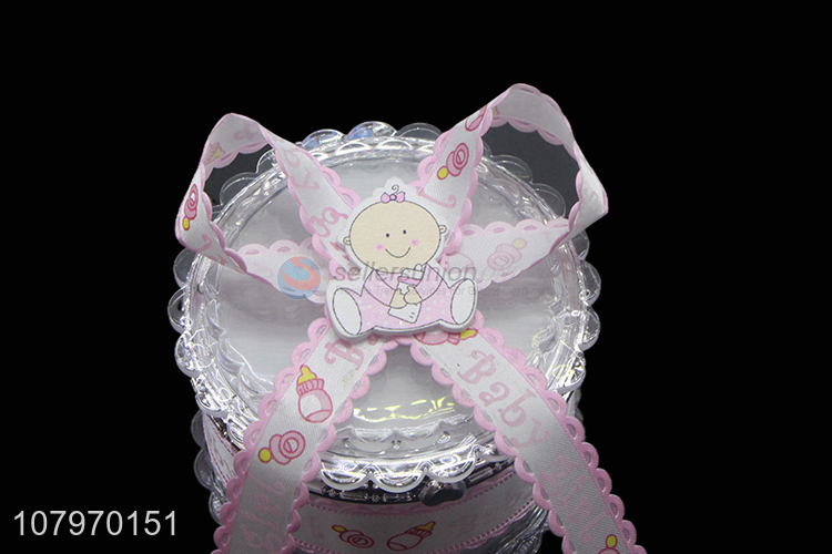 New arrival plastic baby jewel container jewelry box with mirror