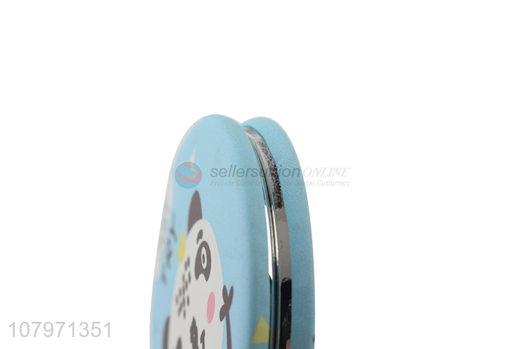 Cartoon Pattern Double Sides Compact Mirror Foldable Pocket Mirror