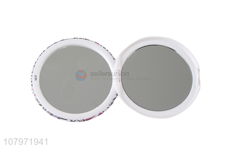 Fashion Style Round Double Sides Makeup Mirror Small Mirror