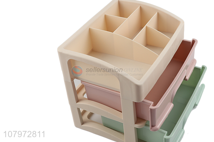 Online wholesale multifunctional 2 tiers plastic storage drawer pp storage box