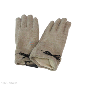 New arrival simple gloves sports gloves autumn for ladies