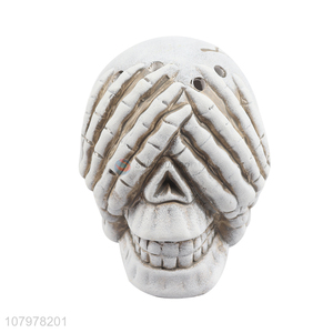 New arrival decoration led light skull shape ornaments for halloween