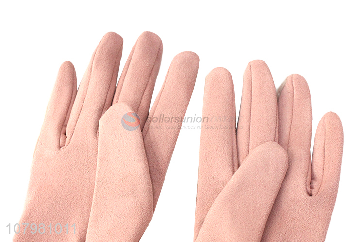 Best Quality Comfortable Plush Gloves Winter Warm Gloves For Women