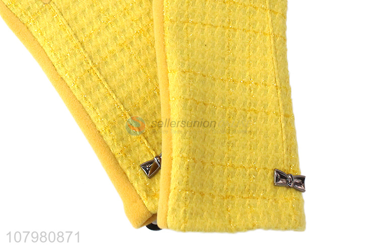 Popular Ladies Winter Leisure Warm Gloves Fashion Driving Gloves