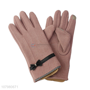 Promotional Ladies Fashion Gloves Winter Outdoor Warm Gloves