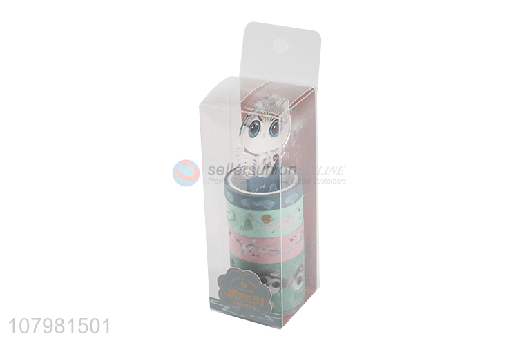 Most popular color printed custom decoration cute washi tape