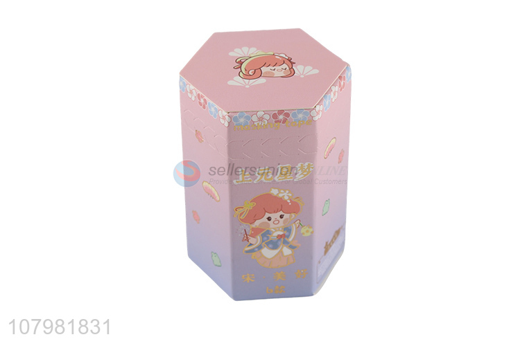 Creative design cute cartoon printed decoration washi tape for stationery