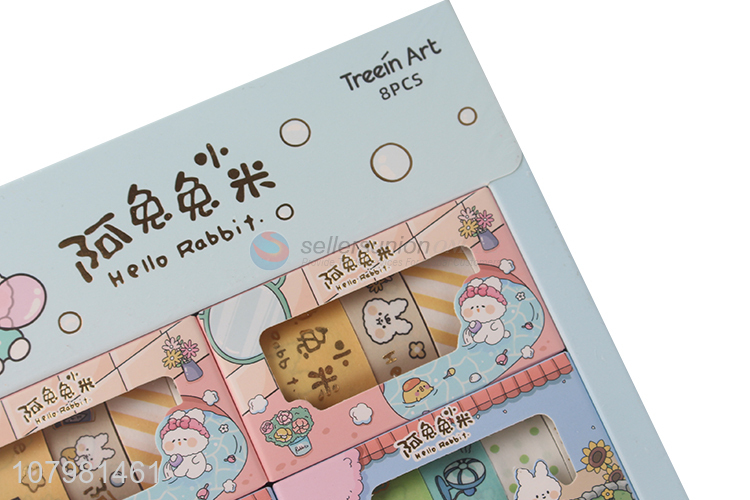 Best quality creative custom printed cartoon washi stationery tape