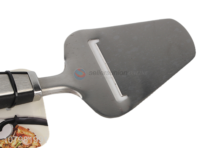 High quality silver stainless steel cheese spatula baking gadget