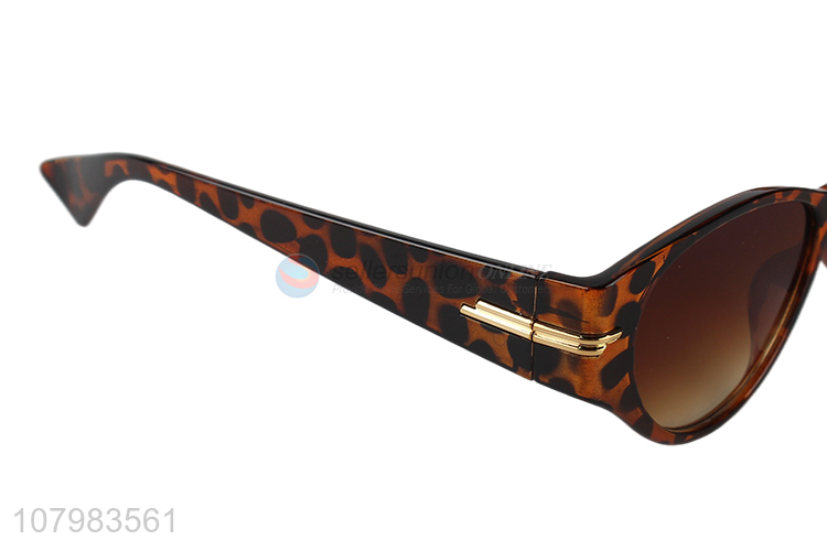 Hot Sale Leopard Print Frame Sunglass Sexy Sun Glasses For Women