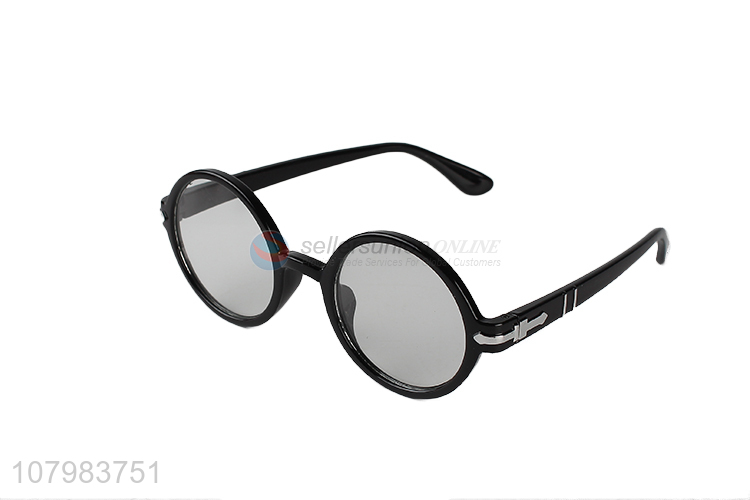 Good Sale Black Frame Round Glasses Fashion Outdoor Leisure Sunglasses