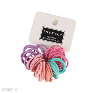 Good sale multi-color simple temperament rubber band hair accessories for ladies