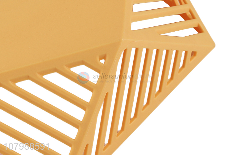 Yiwu market star shape food grade plastic fruit basket kitchen food storage basket