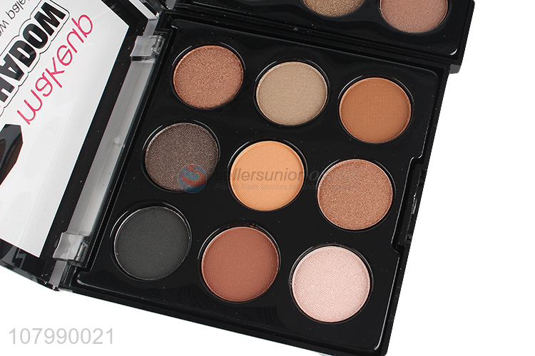 Yiwu exports 9-color eyeshadow portable eyeshadow palette for women