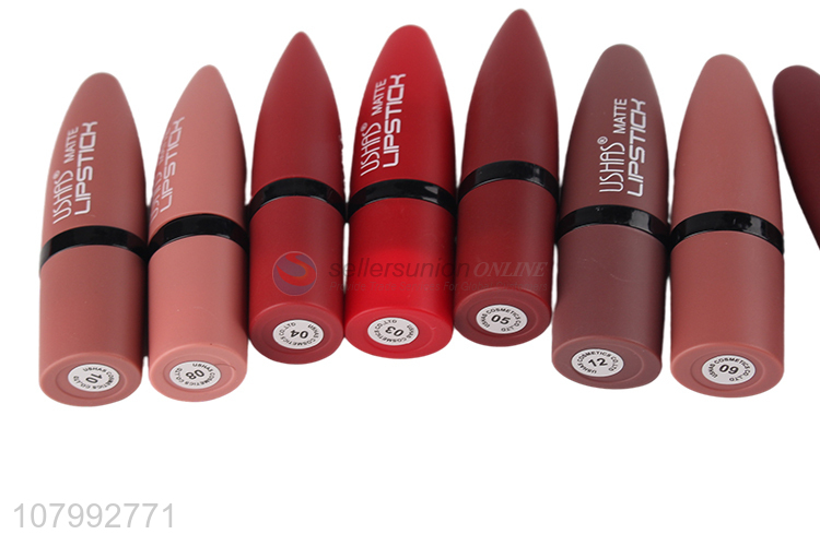 High quality durable portable 12colors lipstick set for makeup