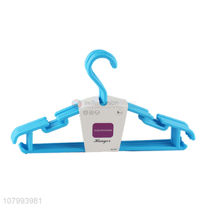 Online wholesale plastic baby children clothes hanger towel hanger coat hanger