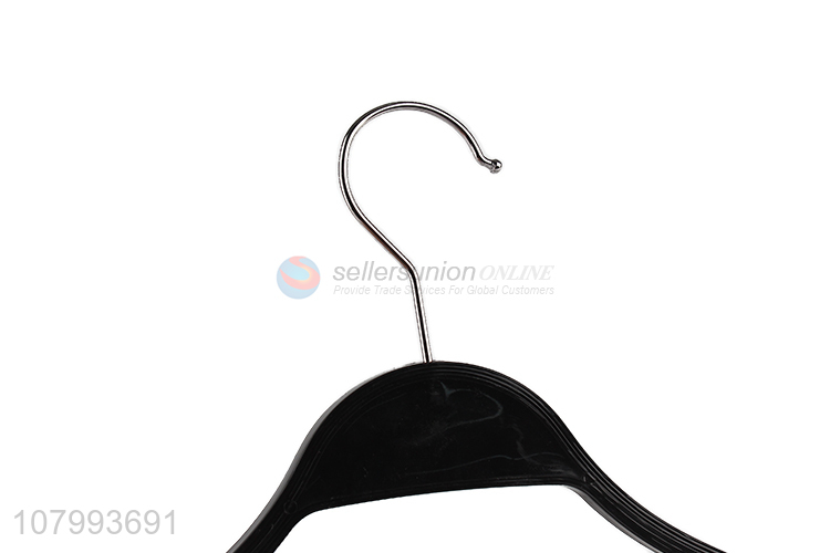 Yiwu market dual-use plastic clothes hanger skirt hanger for laundry hotel