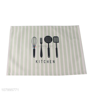 Factory direct sale stripe printed placemat portable <em>picnic</em> <em>mat</em>