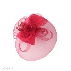 Recent design elegant fascinator top hat fascinator hairpin for women headwear