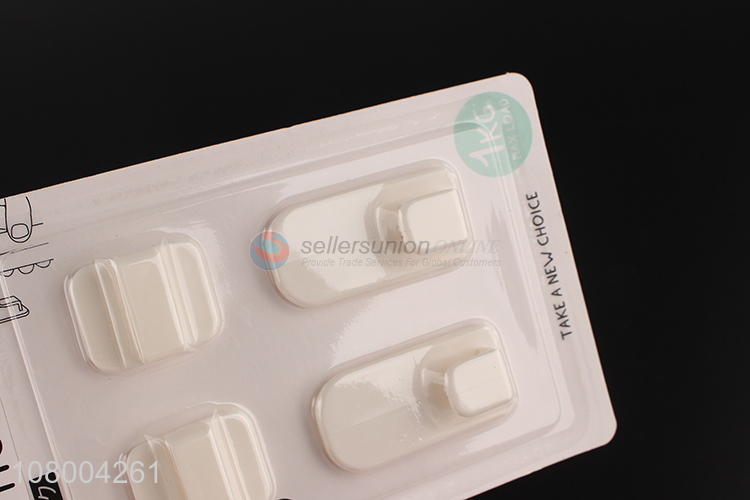 Wholesale newest plastic sticky hook adhesive hook for TV controller