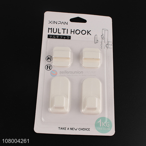 Wholesale newest plastic sticky hook adhesive hook for TV controller