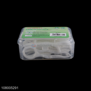 New arrival plastic boxed dental floss household cleaning toothpicks