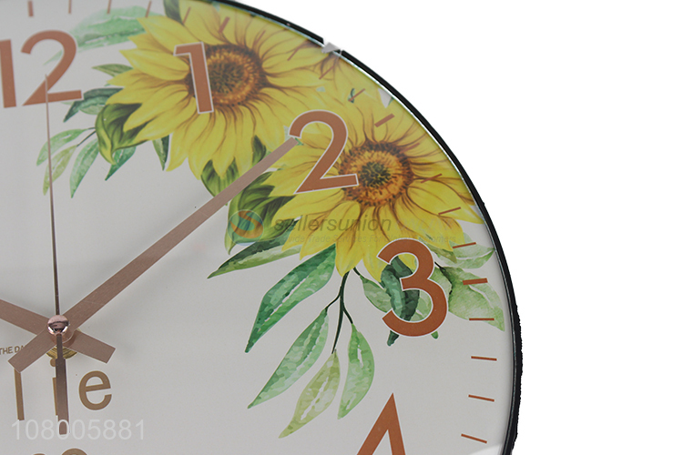 Popular products round creative wall clock home decoration clock