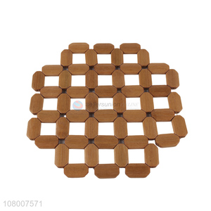 Most popular home kitchen bamboo heat-resistant pad table mat wholesale