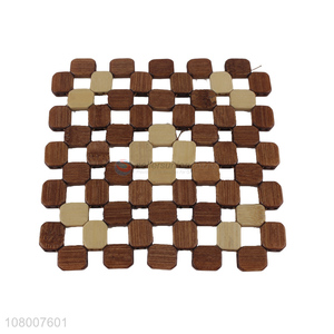 Popular products bamboo non-slip heat resistant mat bowl mat for household