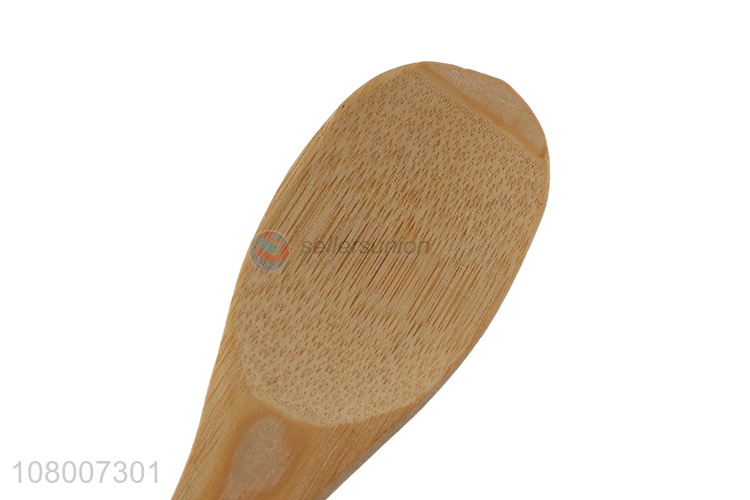 Factory wholesale long handle bamboo soup ladle with high quality