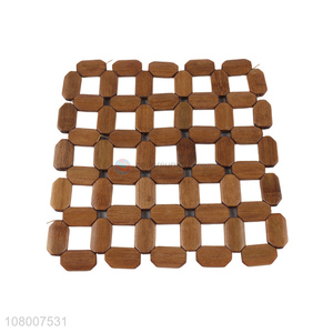 Yiwu factory home kitchen bamboo heat insulation mat with high quality