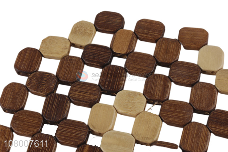 Factory price durable heat insulation mat bamboo table mat for sale