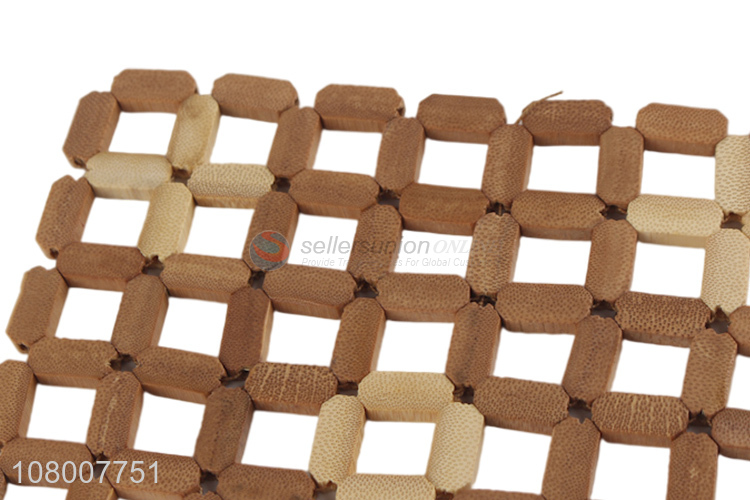 China sourcing custom durable bamboo heat resistant mat pad with top quality