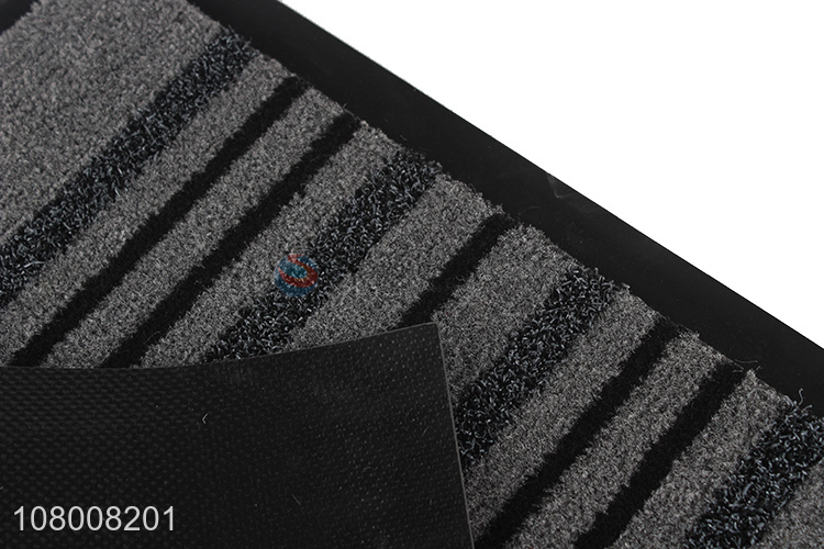 Lastest Arrival Black Waterproof Floor Mat Household Door Mat