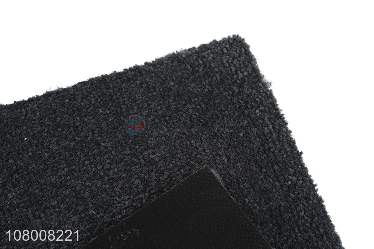 Hot sale black household waterproof floor mat kitchen door mat