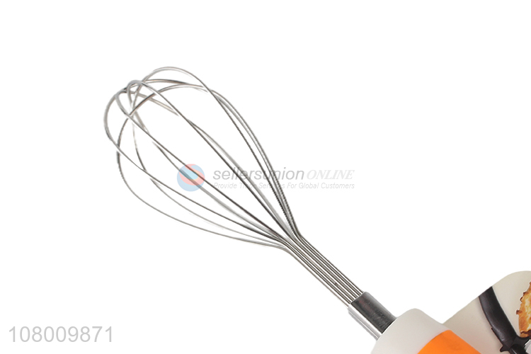 Wholesale kitchen utility tools stainless steel egg whisk egg beater