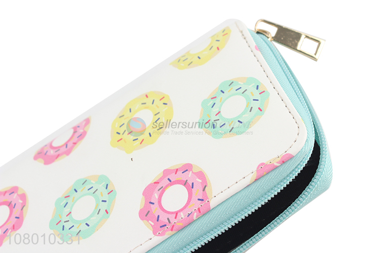 Custom Fashion Zipper Purses Long Wallet For Women