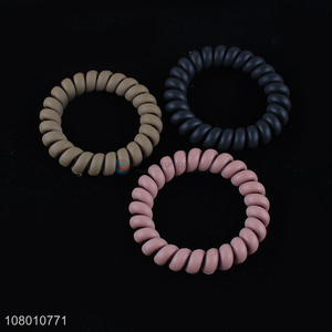 Good Sale Elastic Phone Coil Hair Ties Hair Ring Hair Rope