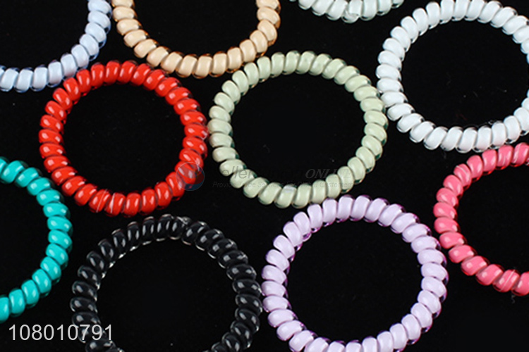 Best Selling Phone Coil Hair Ties Elastic Hair Band