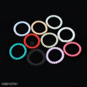 Best Selling Phone Coil Hair Ties Elastic Hair Band