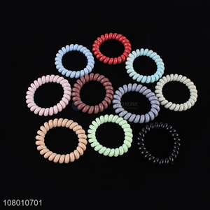 Good Quality Telephone Cord Hair Tie Fashion Hair Rope